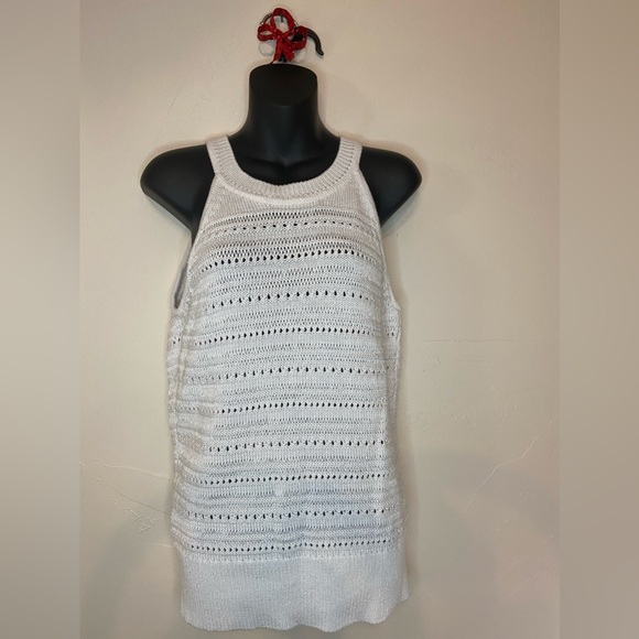 White House Black Market Sweaters - White House Black Market~Classic~Scoop Neck~Ribbed Neck&Hem~Knit Sweater~Size L